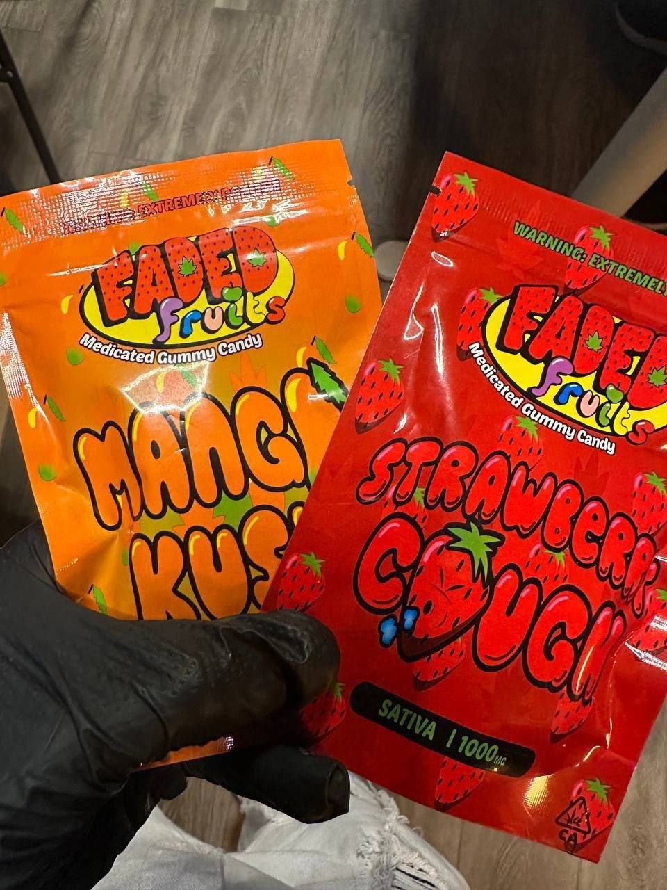 Medicated gummy candy
